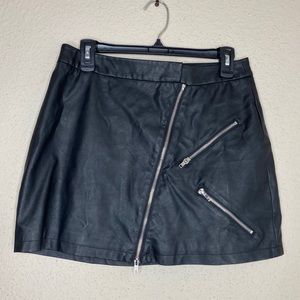 Leather skirt
